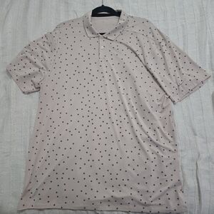 Nike Dri-Fit Floral Microprint Golf Polo - XL